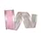 JAM Paper 1.5" x 25yd. Sheer Satin Edge Metallic Ribbon